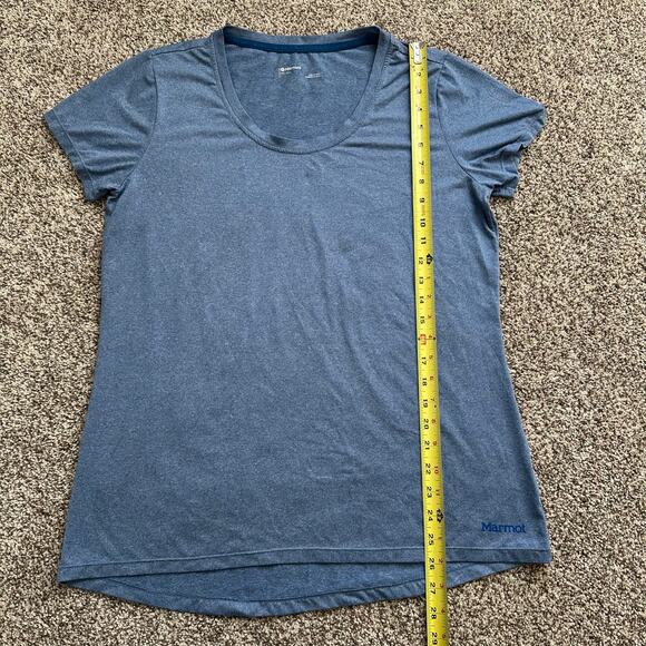 Marmot blue short-sleeve t-shirt size L - Picture 8 of 10